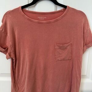 American Eagle Outfitters Women's Coral T-shirt